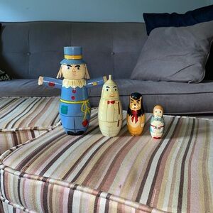 Wizard of Oz Wooden Nesting Dolls Set